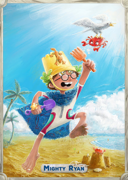 Unframed Art Print: Mighty Legend Character