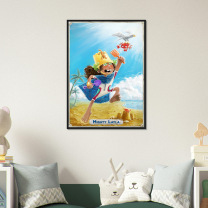 Framed Art Print: Mighty Legend Character