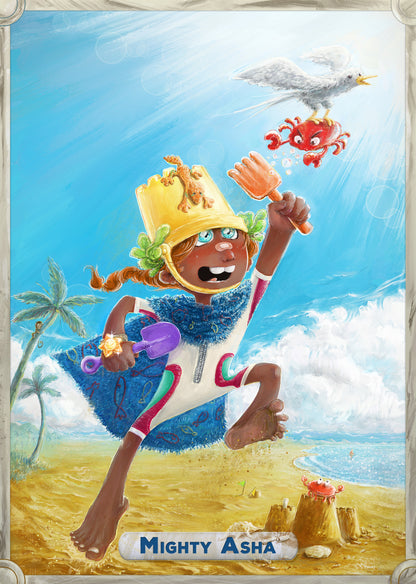 Unframed Art Print: Mighty Legend Character