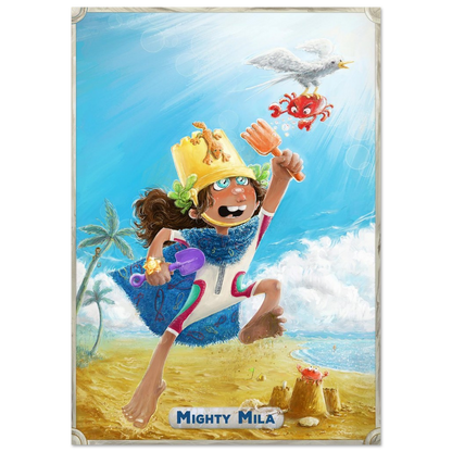 Unframed Art Print: Mighty Legend Character